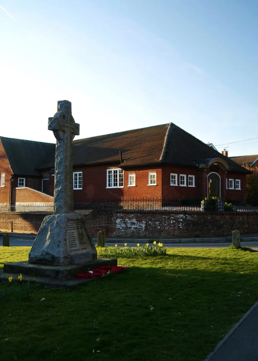 Netherseal Village Hall and war memorial